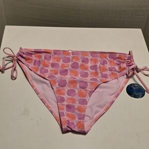 Decree Cheeky Hig Rise Sea Shell Bikini Bottom Womens Medium